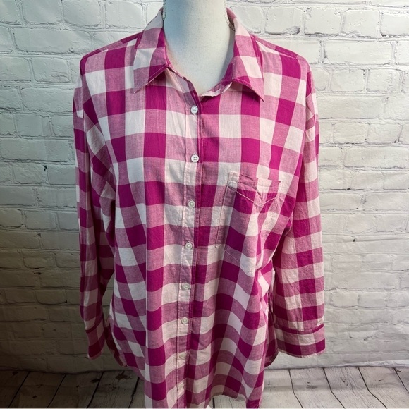 MAEVE The Bennet Sundown Button Down Shirt Medium - Picture 2 of 8